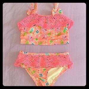 Girls Kidgets Two Piece Bathing Suit size 24M